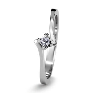 Palladium Diamond Ring LR-988