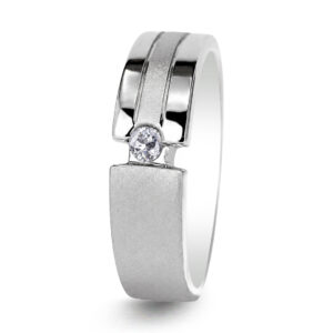 Palladium Diamond Ring GR-1002