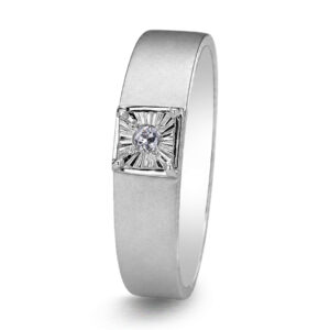 Palladium Diamond Ring GR-995