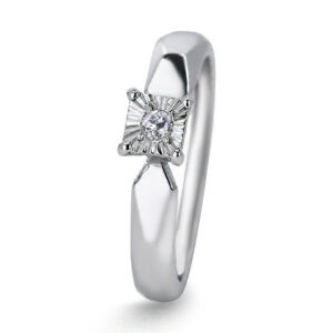Palladium Diamond Ring LR-1001