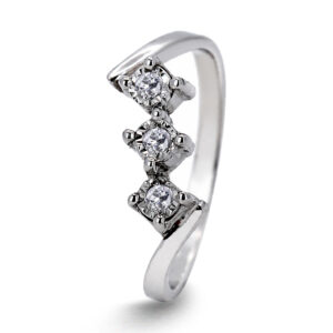 Palladium Diamond Ring LR-1003