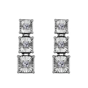 Palladium Diamond Earring ER-1016