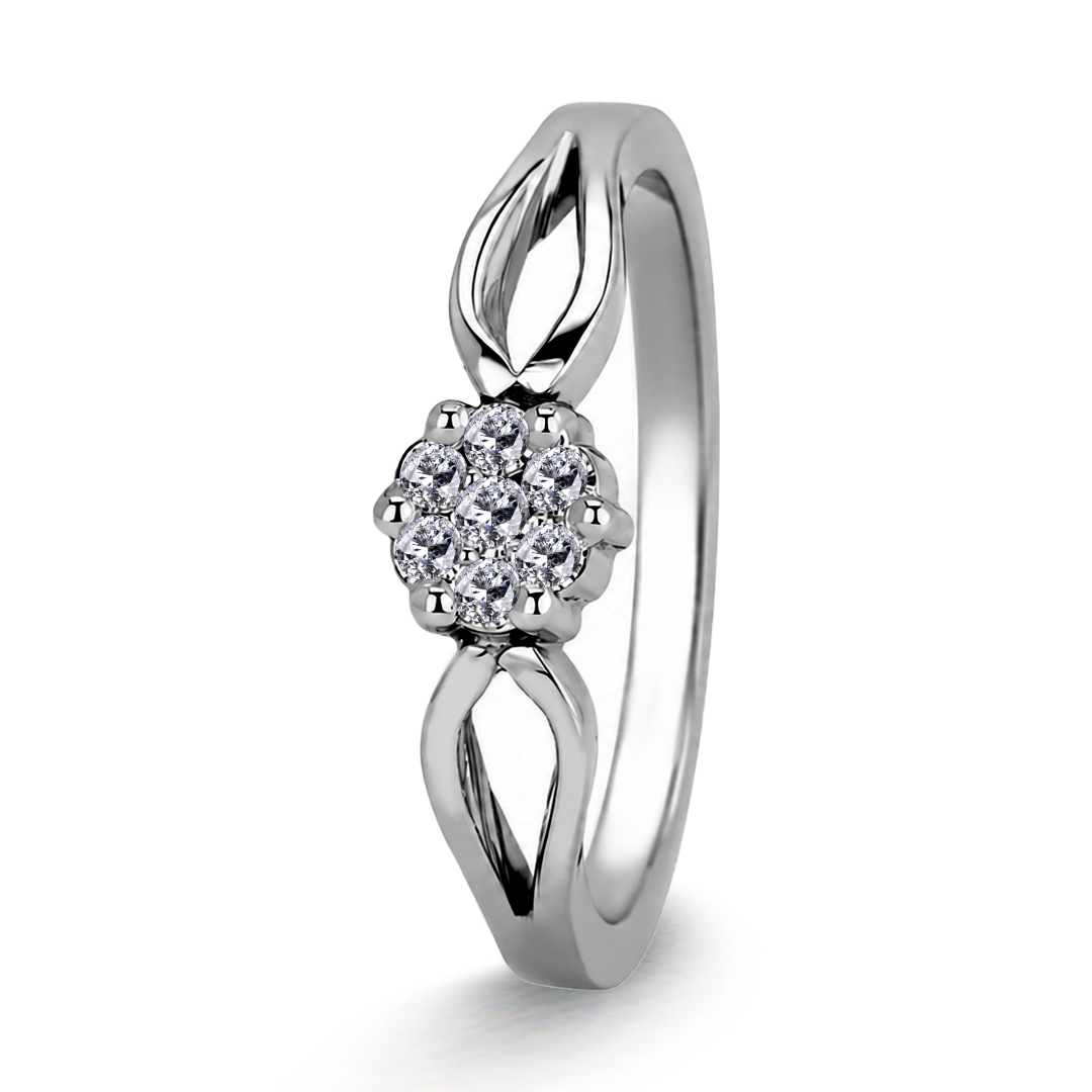Palladium Diamond Ring LR-1022