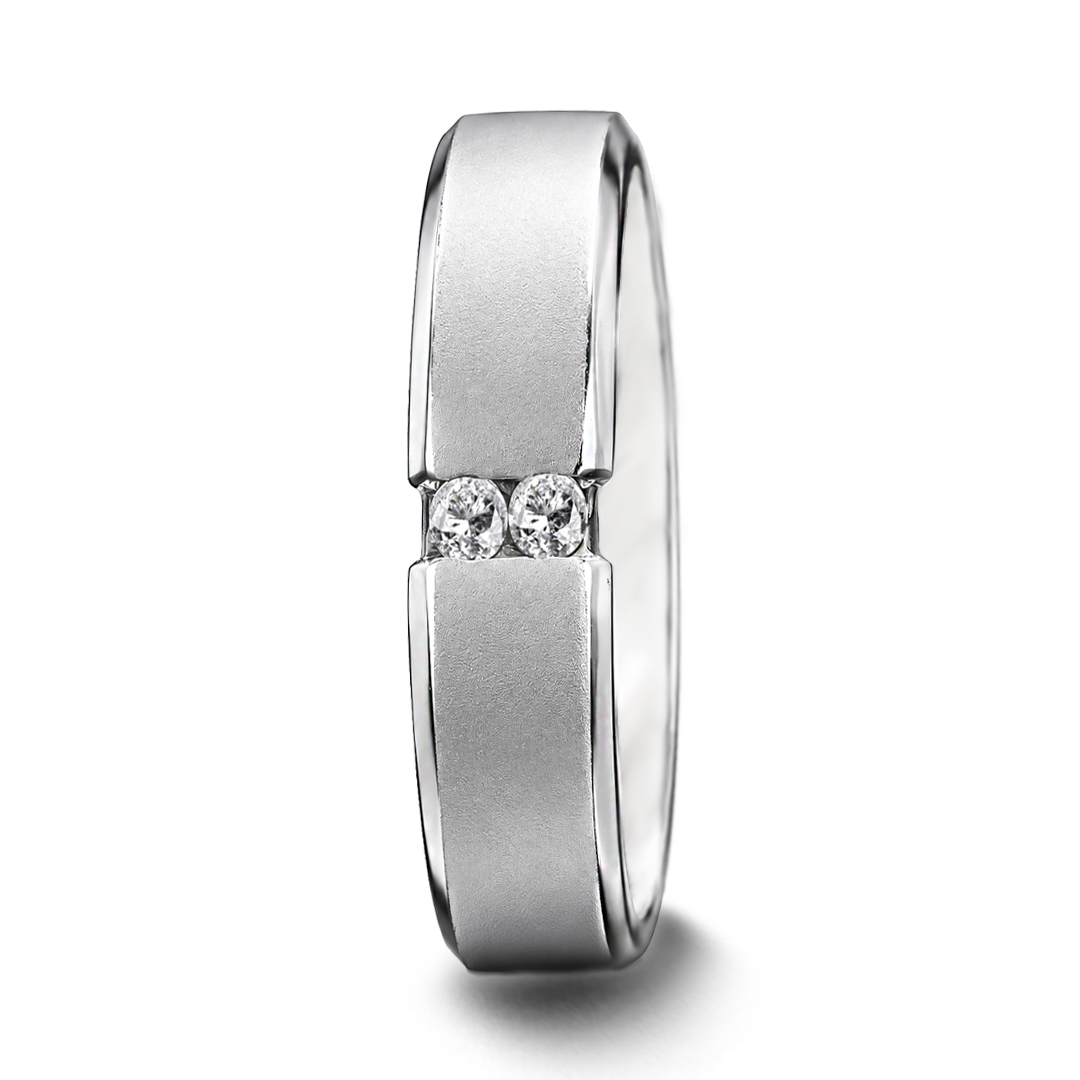 Palladium Diamond Ring GR-999